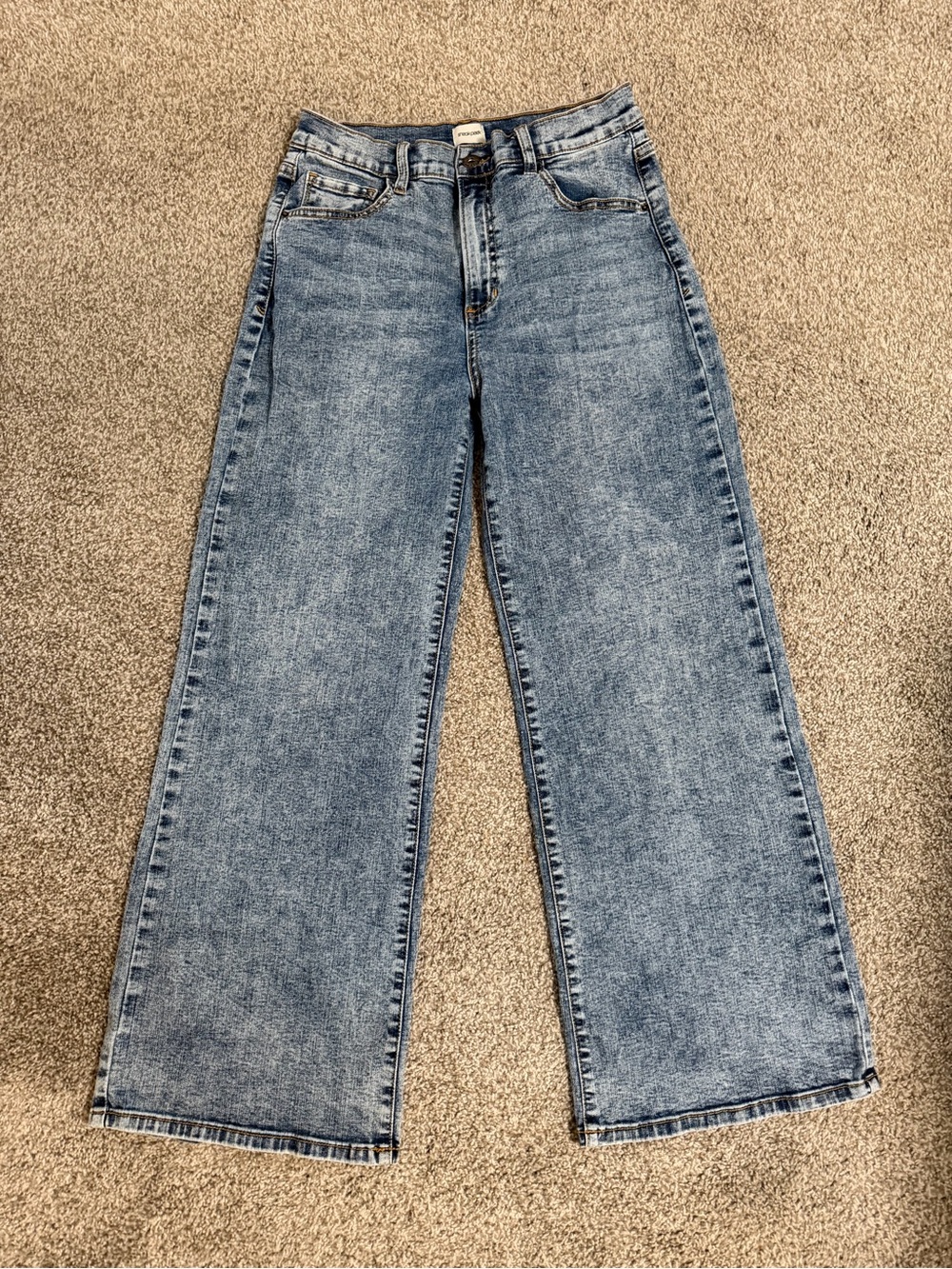 SneakPeek Wide-Leg Women’s Jeans - Light Blue Wash